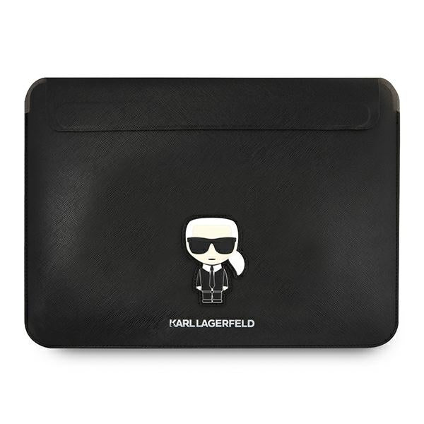 Karl Lagerfeld Saffiano Ikonik Karl case for a 13/14" laptop - black