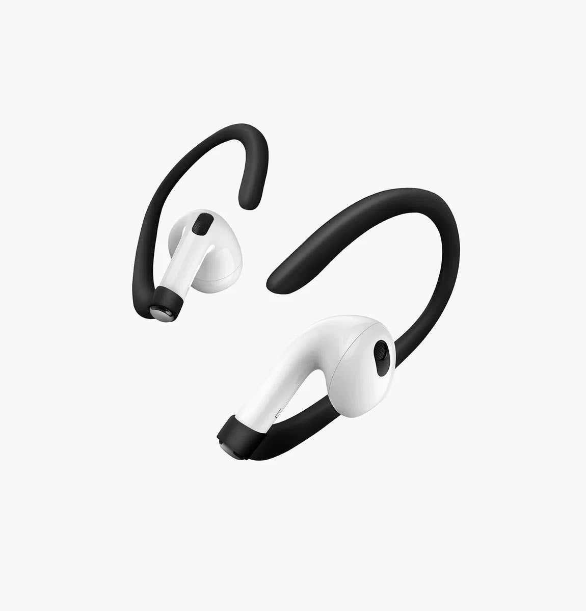 Uniq Loop Sports Ear Hooks for AirPods - white and black