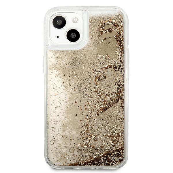 Guess Glitter Charms iPhone 13 mini Case - Gold