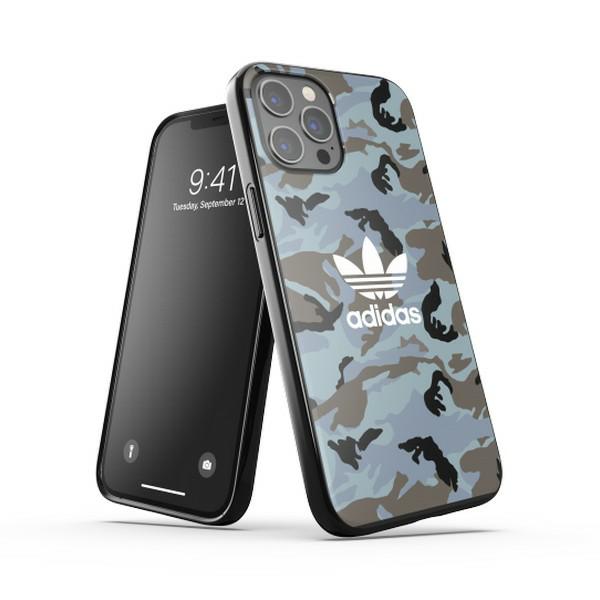 Adidas OR SnapCase Camo Case for iPhone 12 Pro Max - Blue and Black