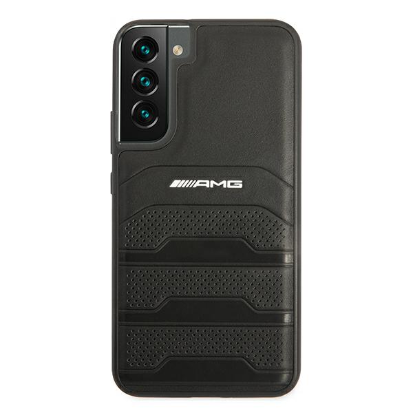 AMG Leather Debossed Lines case for Samsung Galaxy S22+ - black
