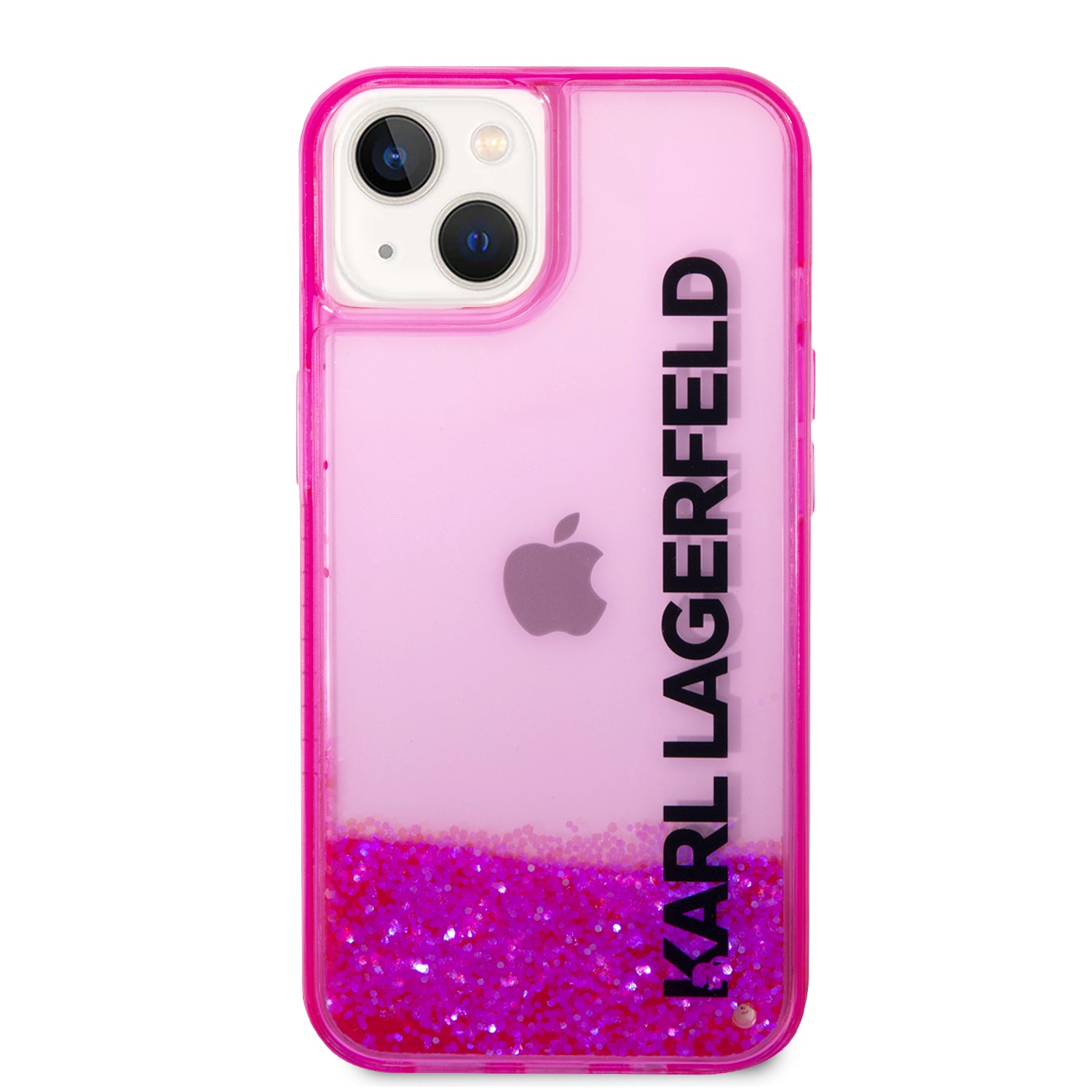 Karl Lagerfeld Liquid Glitter Elong Case for iPhone 14 6.1" - Pink
