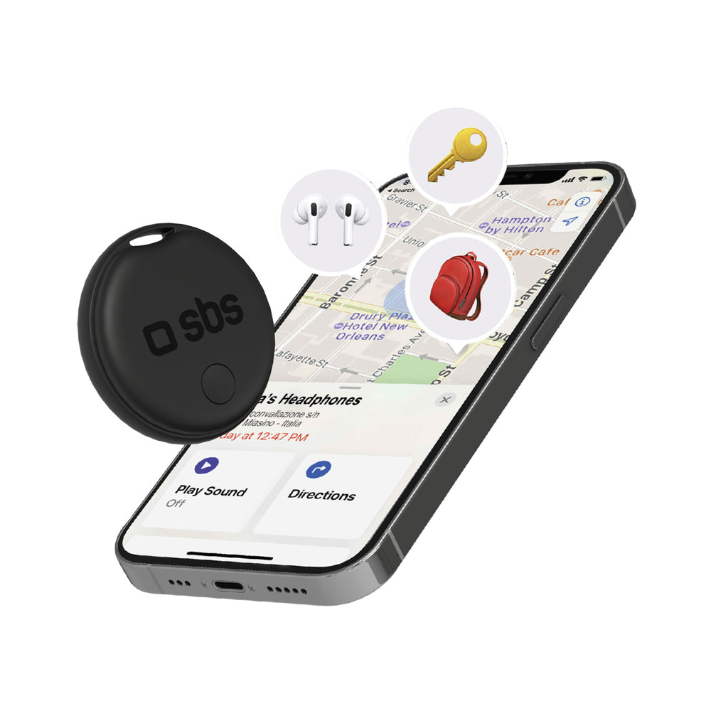 SBS Track My Circle Locator Compatible with Apple Find My