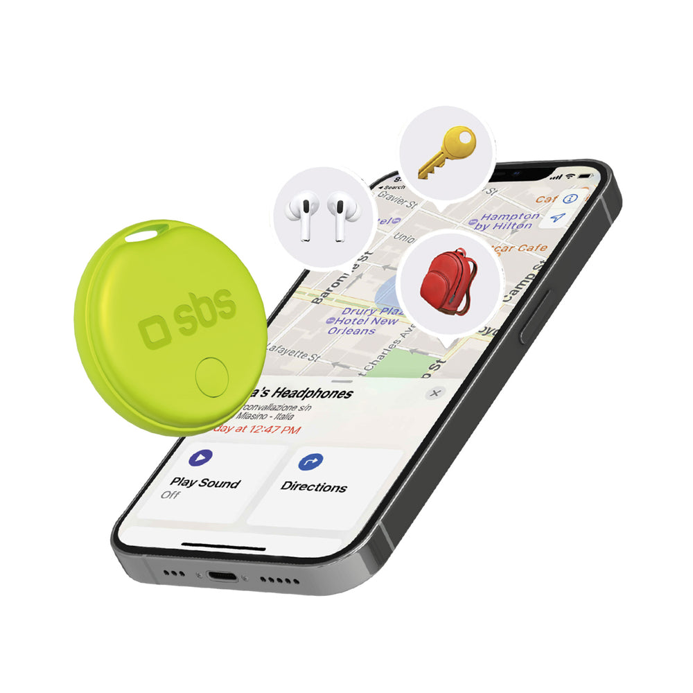 SBS Track My Circle Locator Compatible with Apple Find My