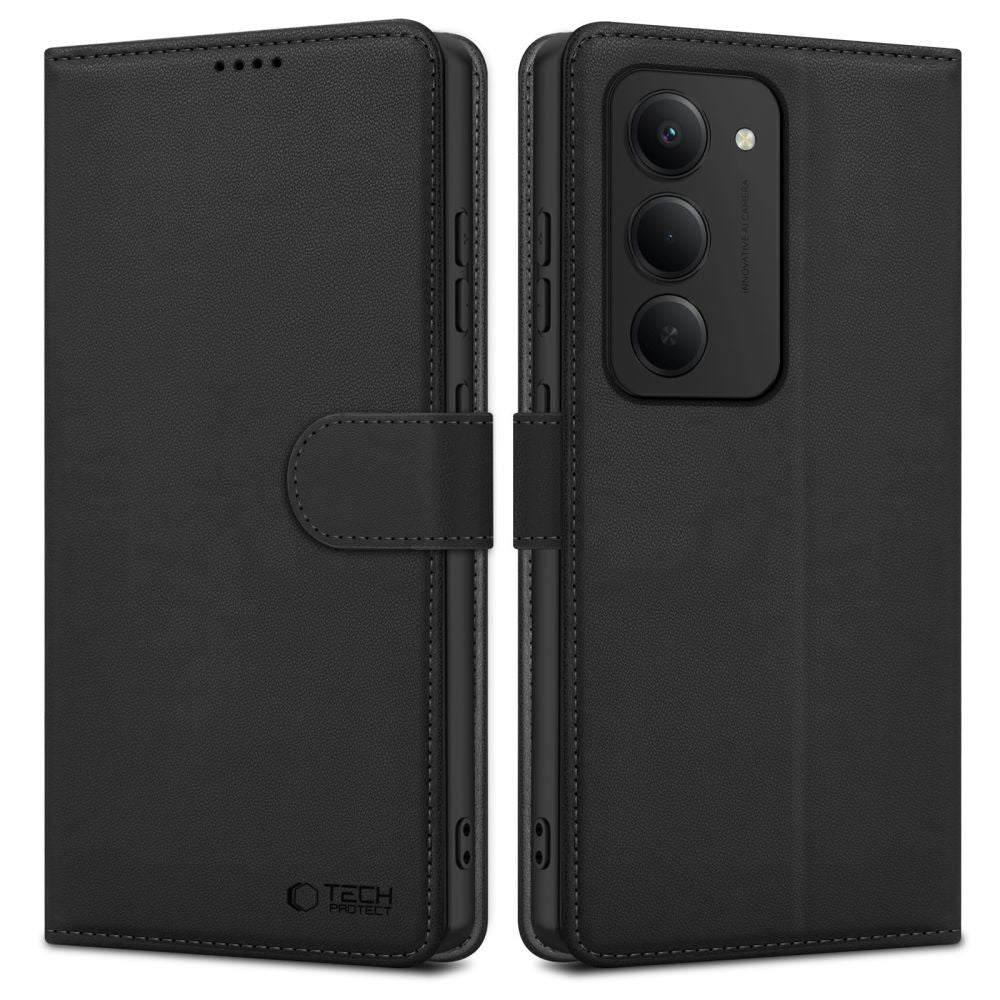 Tech-Protect Wallet Case for Xiaomi Redmi 15 4G / 5G - Black