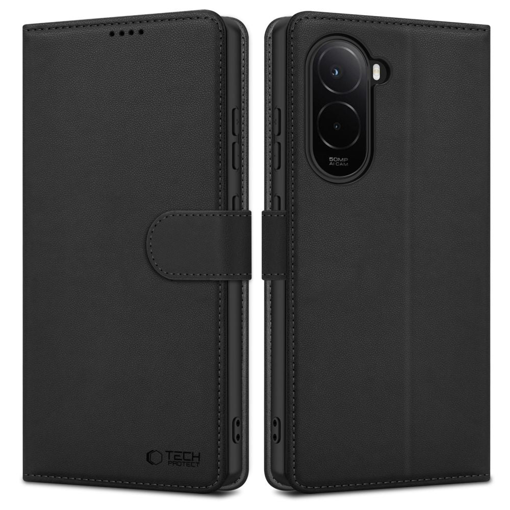 Tech-Protect Wallet Case for Xiaomi Poco M7 - Black