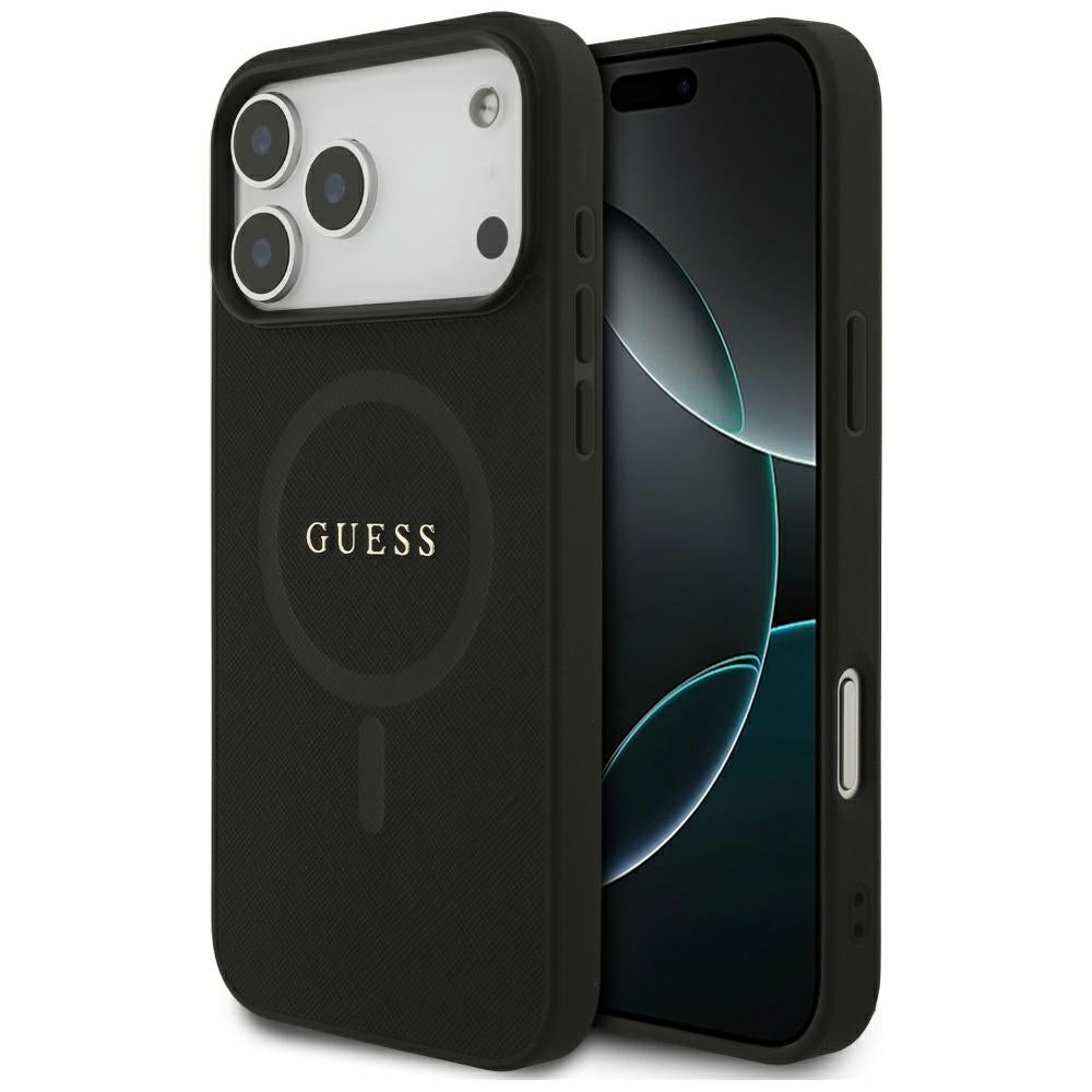 Guess Saffiano Classic Logo MagSafe Case for iPhone 17 Pro Max
