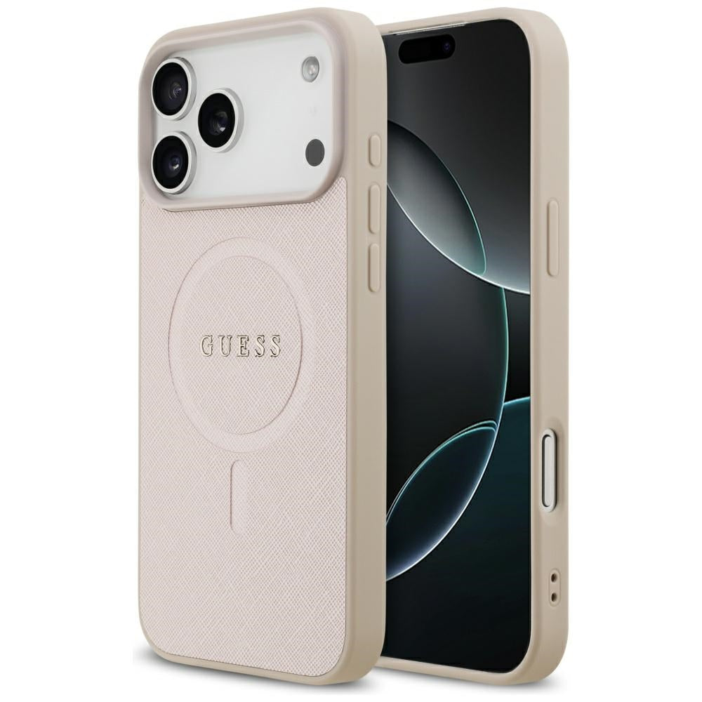 Guess Saffiano Classic Logo MagSafe Case for iPhone 17 Pro Max