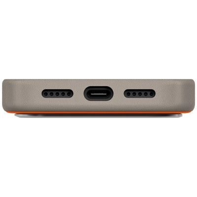Uniq Lyden DS Case for iPhone 17 Pro Magclick Charging - Orange-Gray