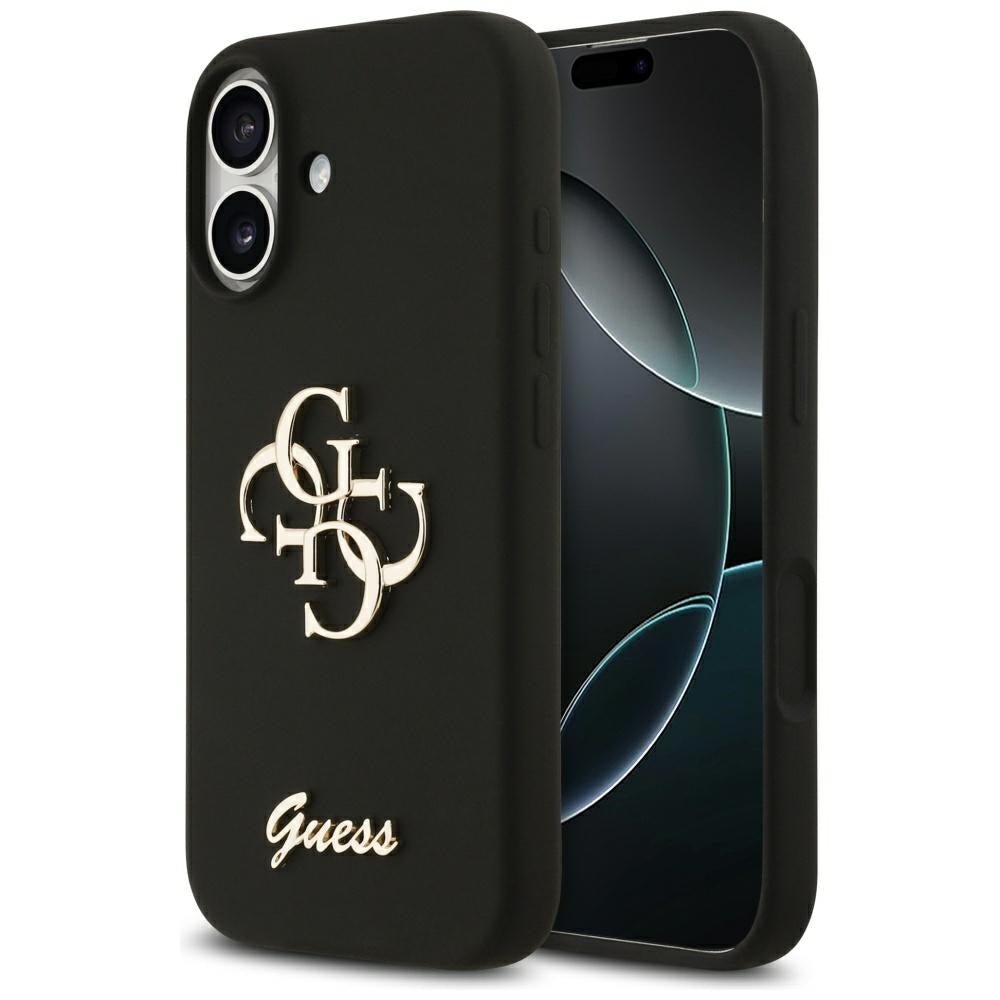 Guess Silicone Big 4G Script Case for iPhone 17