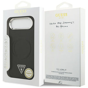 Guess Triangle Logo MagSafe Case for iPhone Air - Black