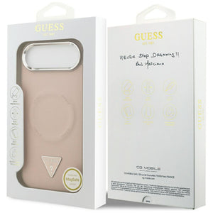 Guess Triangle Logo MagSafe Case for iPhone Air - Pink
