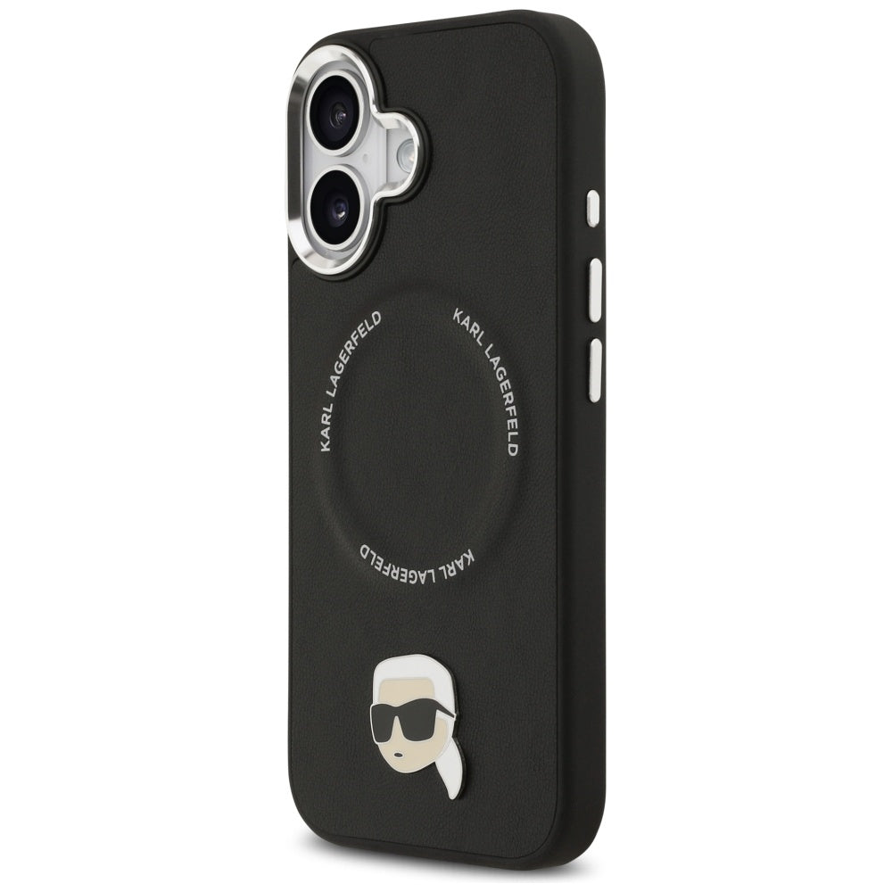 Karl Lagerfeld Karl Pin MagSafe Case for iPhone 17 - Black