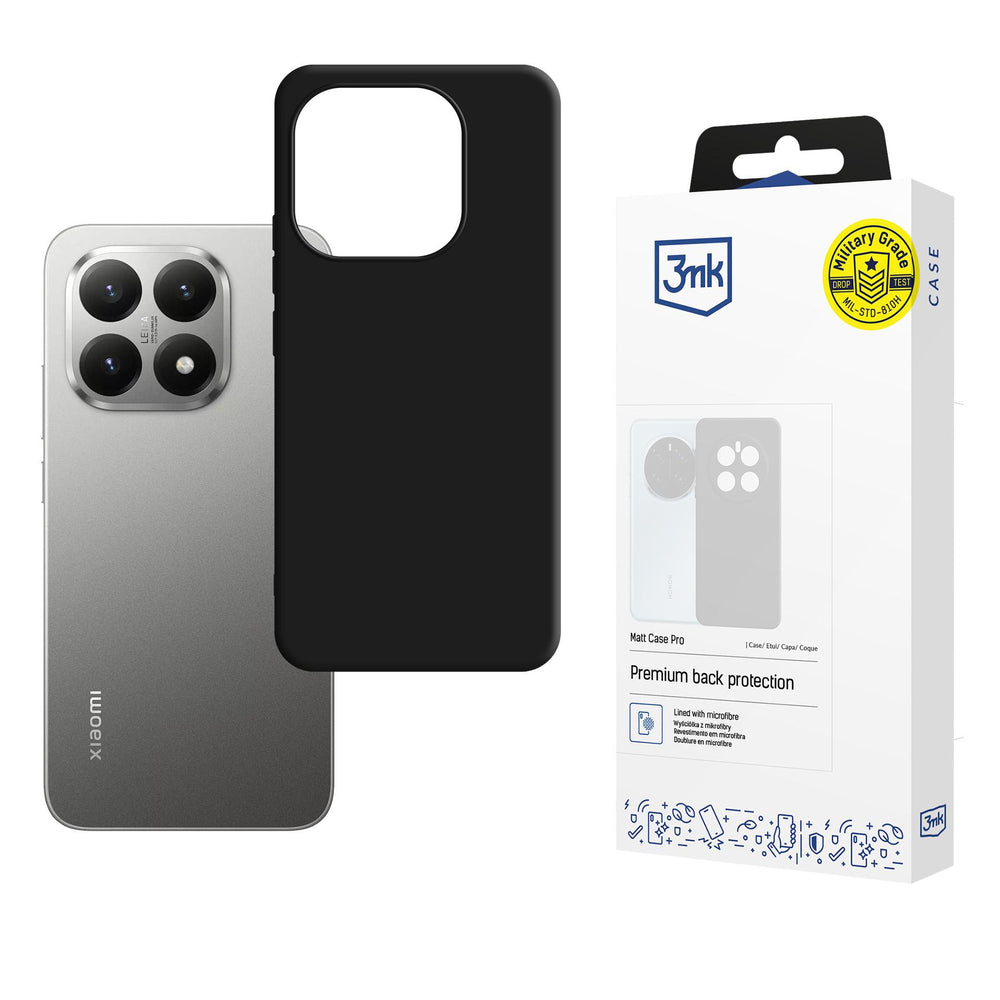 3mk Matt Case Pro case for Xiaomi 15T 5G - black