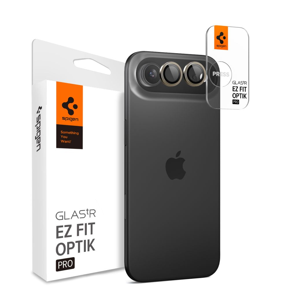 Spigen Optik Pro Glas.tR ”EZ FIT” Camera Cover 2-pack for iPhone Air