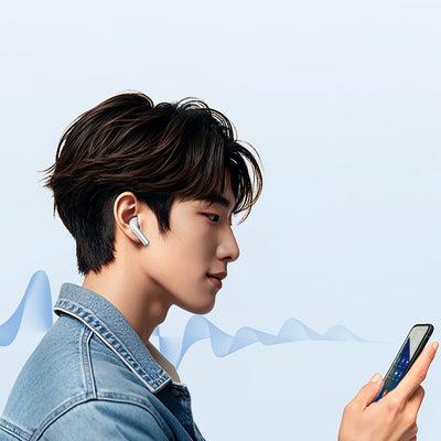 QCY AilyBuds E10 LDAC ENC IPX4 In-Ear Headphones - White