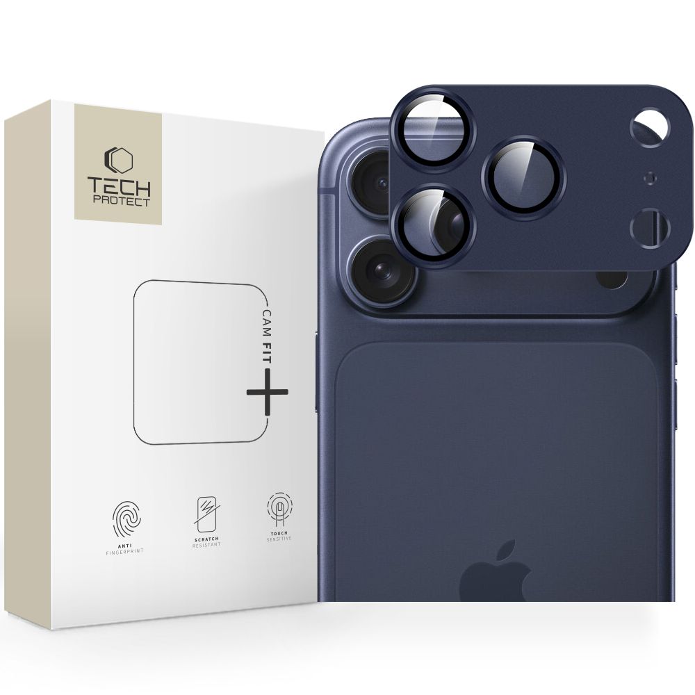 Tech-Protect Camfull Fit+ Camera Lens Glass for iPhone 17 Pro