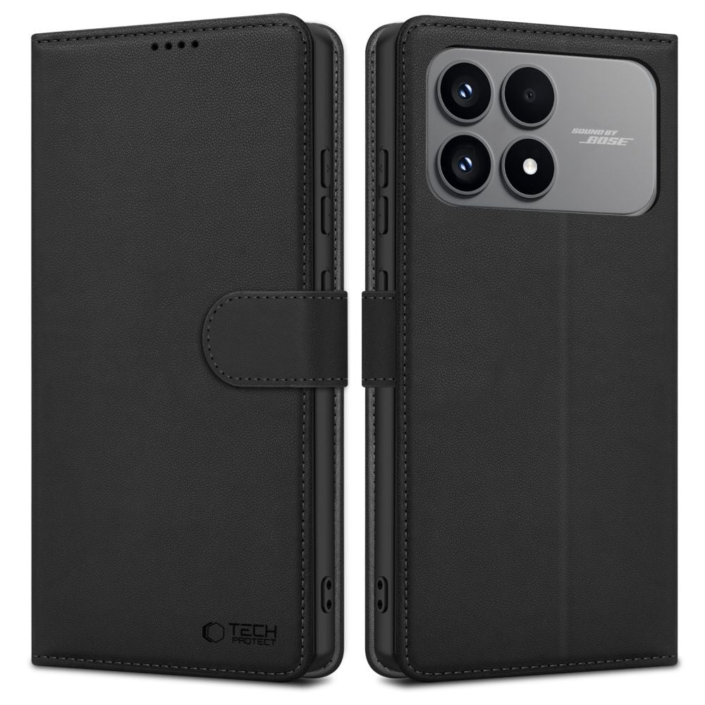 Tech-Protect Wallet Case for Xiaomi Poco F8 - Black