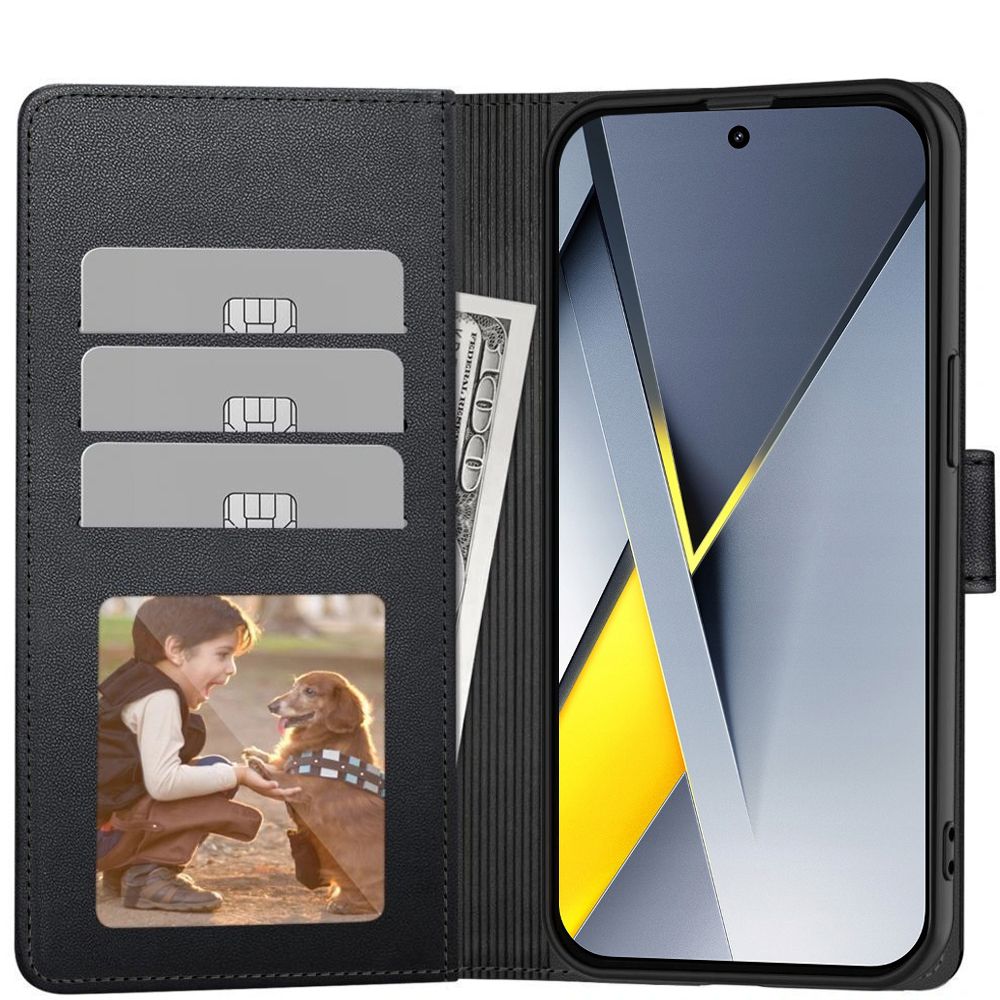 Tech-Protect Wallet Case for Xiaomi Poco F8 - Black