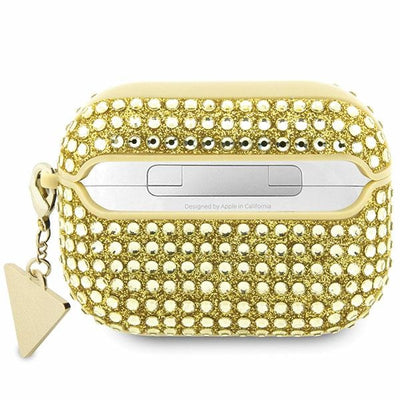 Guess Rhinestone Triangle Case for AirPods Pro 2 (2022/2023) - Gold