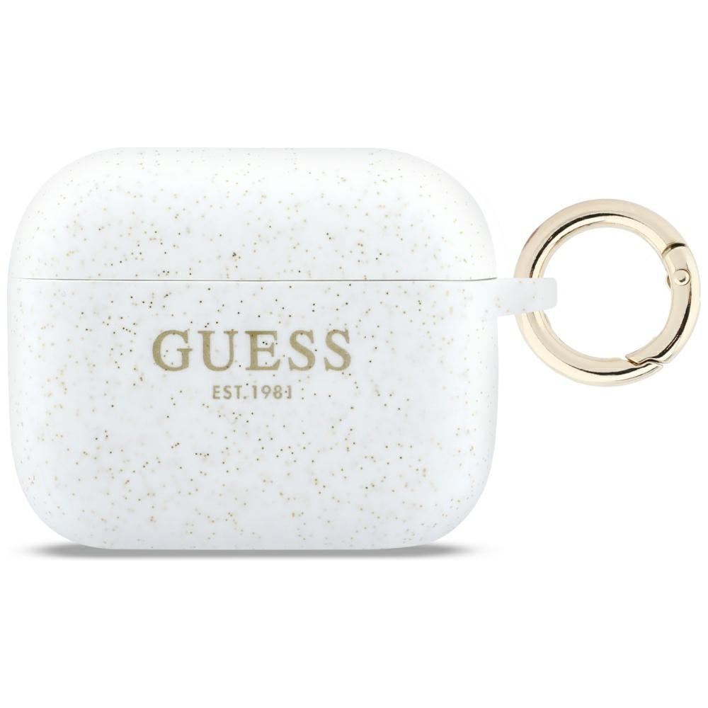Guess Silicone Glitter Ring Case for AirPods Pro 3