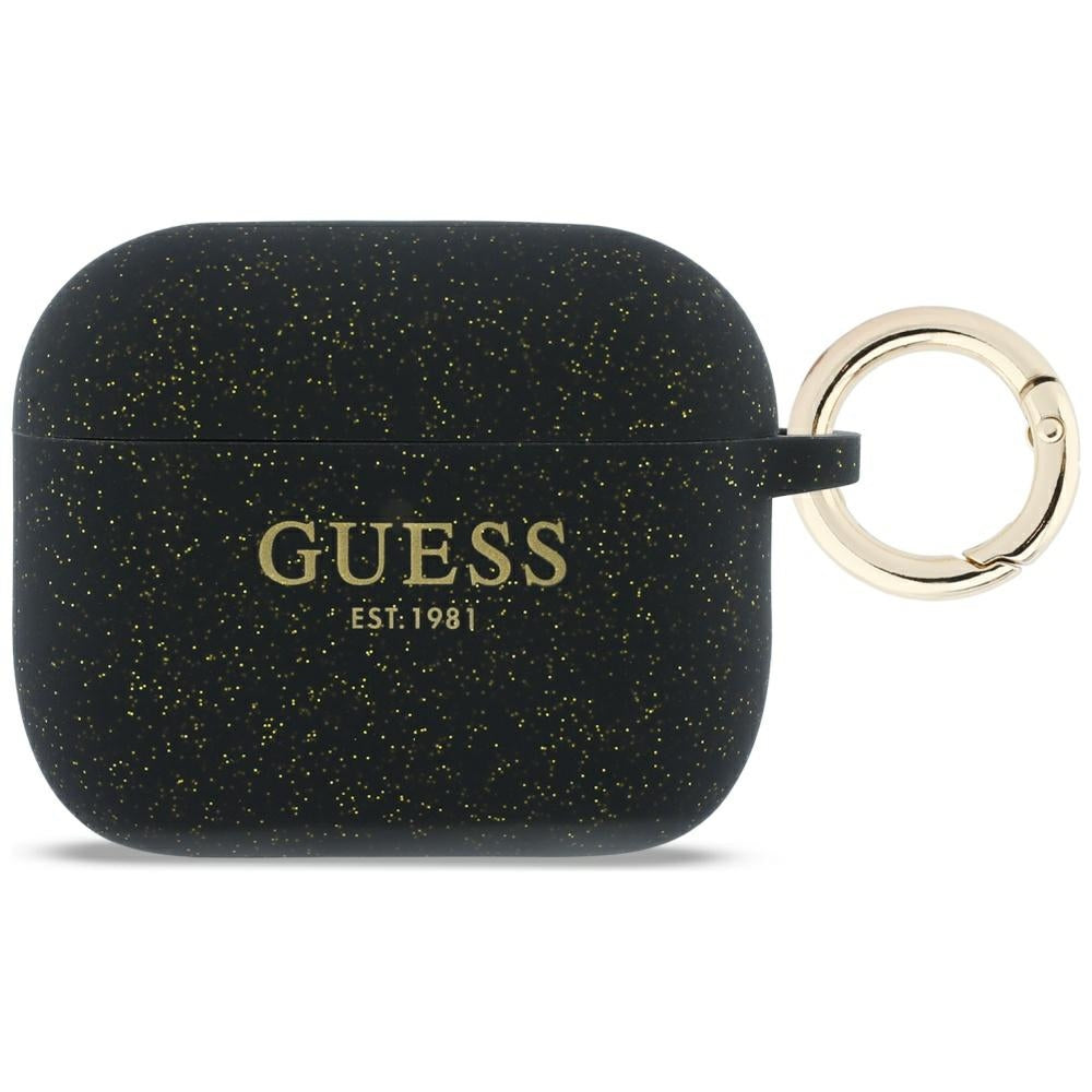 Guess Silicone Glitter Ring Case for AirPods Pro 3