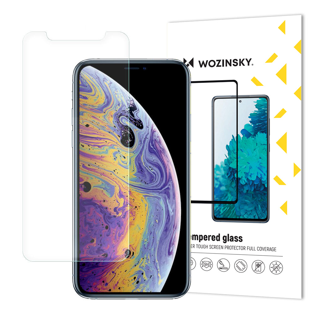„Wozinsky“ grūdinto stiklo 9H ekrano apsauga, skirta „Apple iPhone 11 Pro“ / „iPhone XS“ / „iPhone X“.