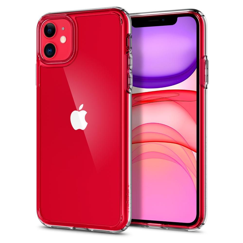 „Spigen Ultra Hybrid iPhone 11“ dėklas – skaidrus