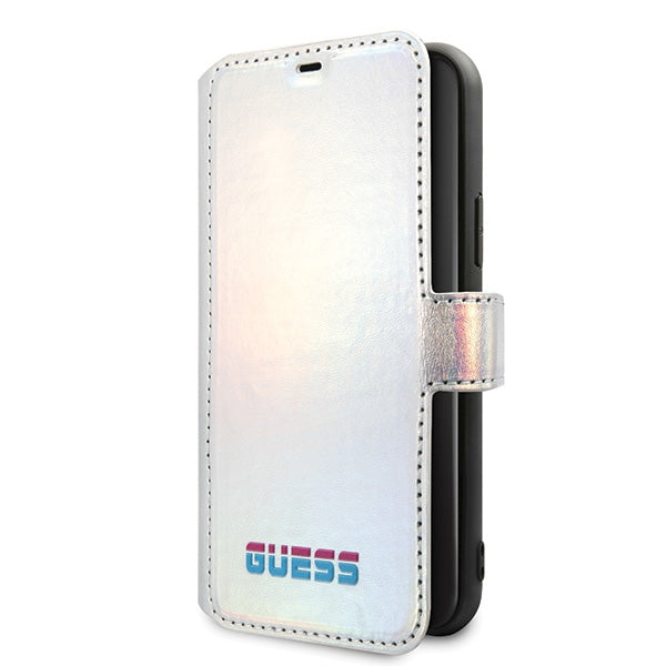 „Guess“ GUFLBKN58BLD „iPhone 11 Pro“ sidabrinis/sidabrinis „Irides“ dėklas