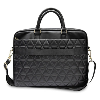 Guess Quilted bag for a 16" laptop - black