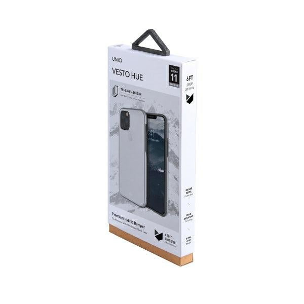Uniq Vesto Hue case for iPhone 11 Pro Max - transparent and silver