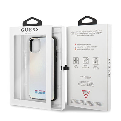 Guess GUHCN58BLD iPhone 11 Pro silver/silver hard case Iridescent
