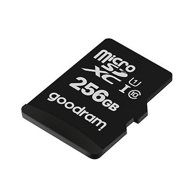 Goodram Microcard 256 GB micro SD XC UHS-I class 10 memory card, SD adapter (M1AA-2560R12)