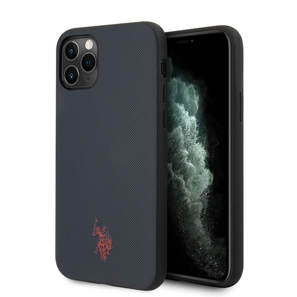 „US Polo Assn. Polo Type Collection“ iPhone 11 Pro Max dėklas – tamsiai mėlynas