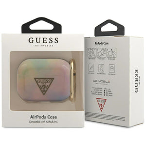 Guess GUACAPTPUMCGG01 AirPods Pro cover pink/pink Tie &amp; Dye Collection