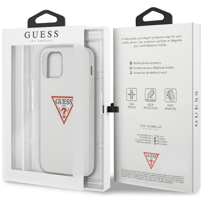 Guess GUHCP12MPCUCTLWH iPhone 12/12 Pro 6.1" white/white hardcase Triangle Collection