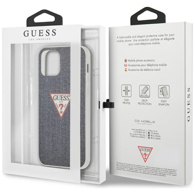 Guess GUHCP12LPCUJULDB iPhone 12 Pro Max 6.7" navy/dark blue hardcase Jeans Collection
