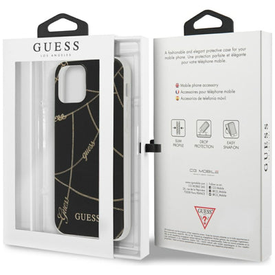 Guess GUHCP12SPCUCHBK iPhone 12 mini 5.4" black/black hardcase Gold Chain Collection