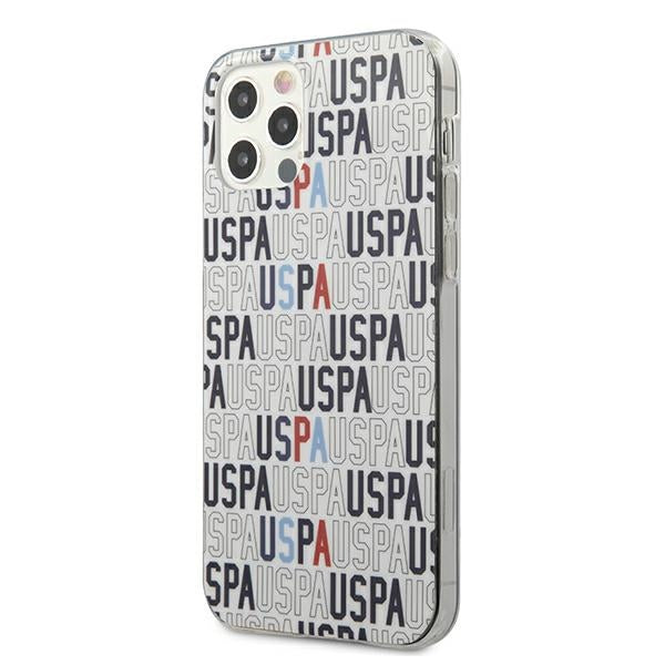 US Polo USHCP12MPCUSPA6 iPhone 12/12 Pro 6,1" dvilypis/baltas Logo Mania kolekcija