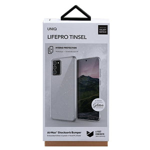 Uniq LifePro Tinsel case for Samsung Galaxy Note 20 - transparent