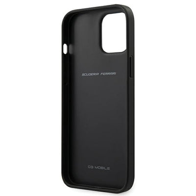 Ferrari FEOGOHCP12LBK iPhone 12 Pro Max 6.7" black/black hardcase Off Track Perforated