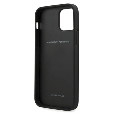 Ferrari FEOGOHCP12MBK iPhone 12/12 Pro 6.1" black/black hardcase Off Track Perforated