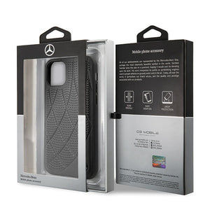 Mercedes Bow Line Case for iPhone 12 mini - Black