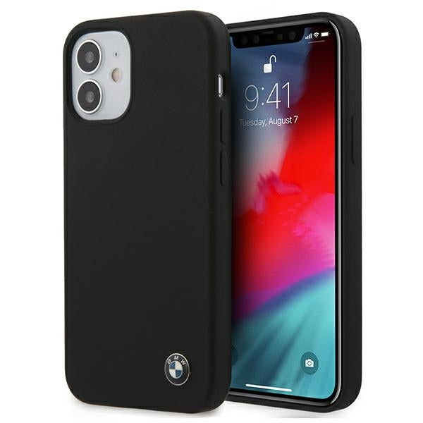 BMW Silicone Signature Case for iPhone 12 mini - Black