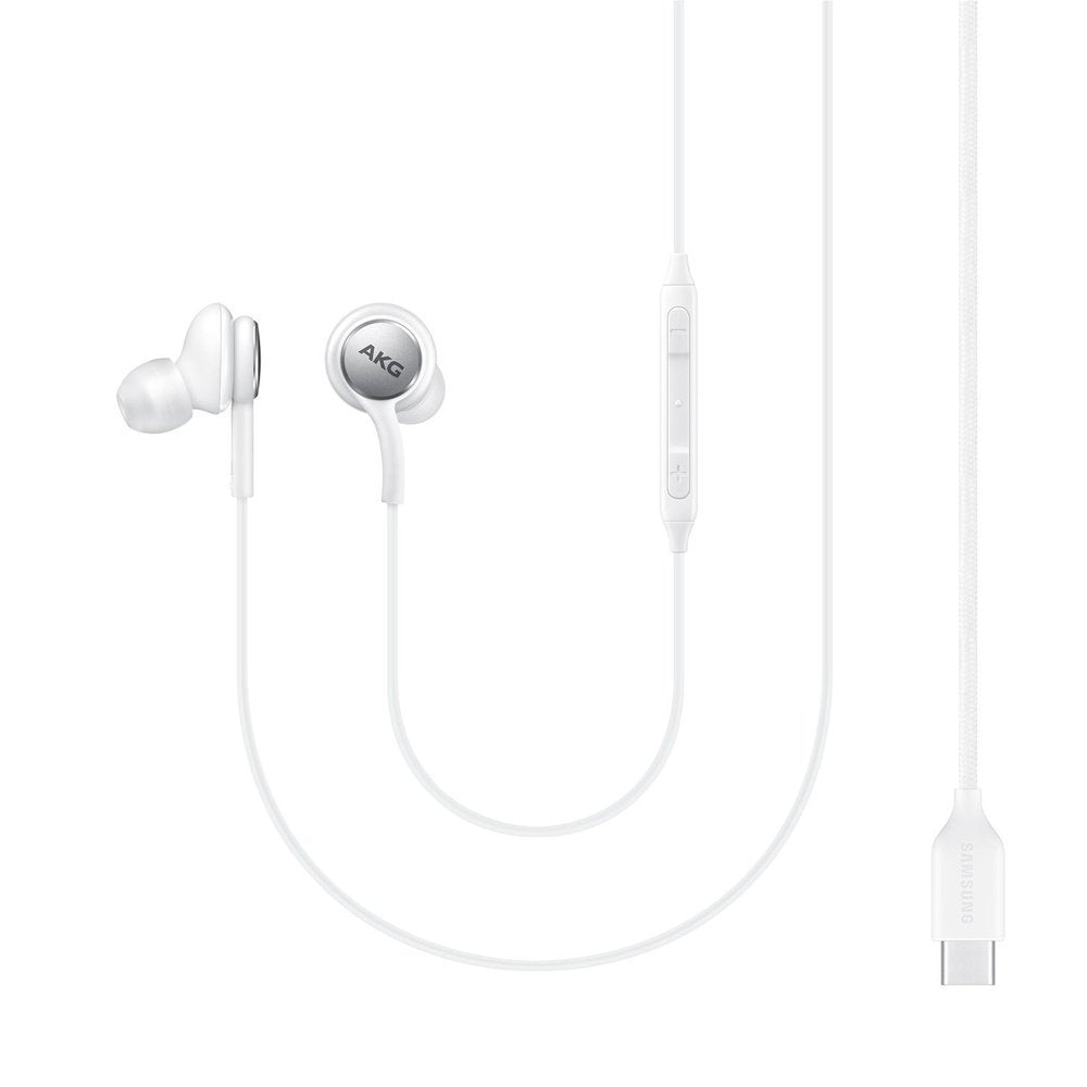 „Samsung AKG“ laidinės į ausis įdedamos ausinės, USB-C, baltos (EO-IC100BWEGEU) 