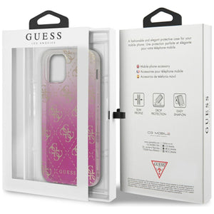 Guess GUHCP12SPCU4GGPI iPhone 12 mini 5.4" pink/pink hardcase 4G Gradient