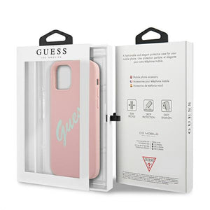 Guess GUHCP12MLSVSPG iPhone 12/12 Pro 6.1" rose green/green pink hardcase Silicone Vintage