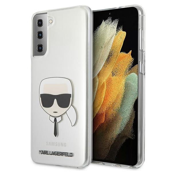 Karl Lagerfeld Karl's Head Case for Samsung Galaxy S21+ - Transparent