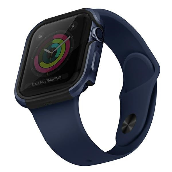 „Uniq Valencia“ dėklas, skirtas „Apple Watch 4 / 5 / 6 / SE 40mm“ – mėlynas