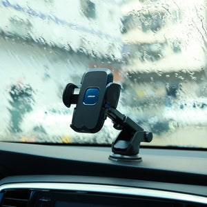 Joyroom car phone holder with telescopic extendable arm for dashboard and windshield black (JR-ZS259)